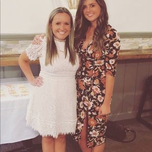 For Love and Lemons floral dress